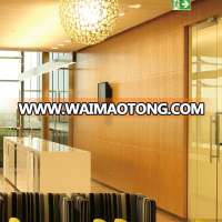 natural wood veneer wooden perforated acoustic panels for wall